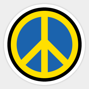 peace for ukraine Sticker